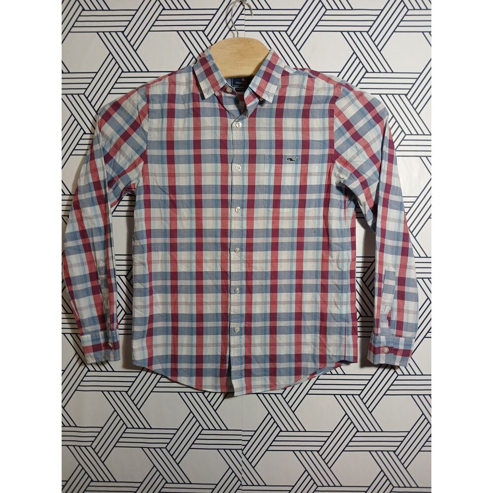 Vineyard Vines Mens Slim Fit Tucker Shirt Size Small